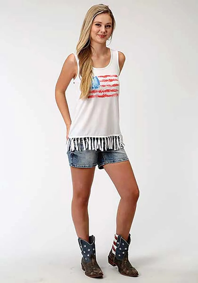 Roper Americana (White) | Women's Tank Top