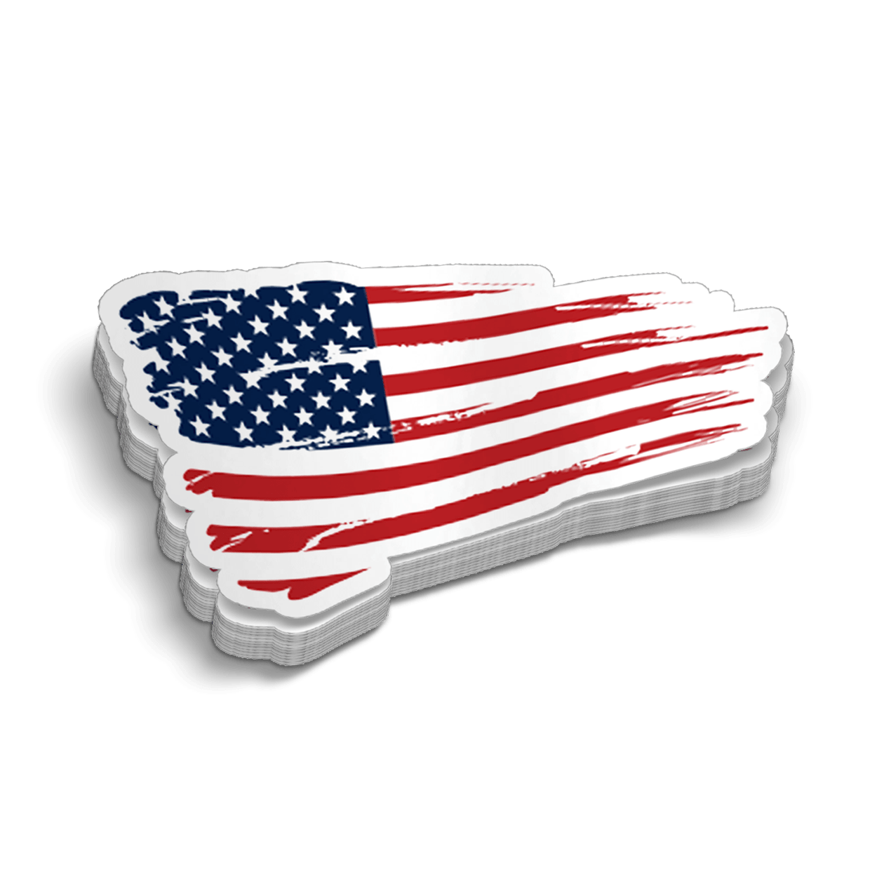 American Flag Hard Hat Decal | Patriotic Vinyl Sticker
