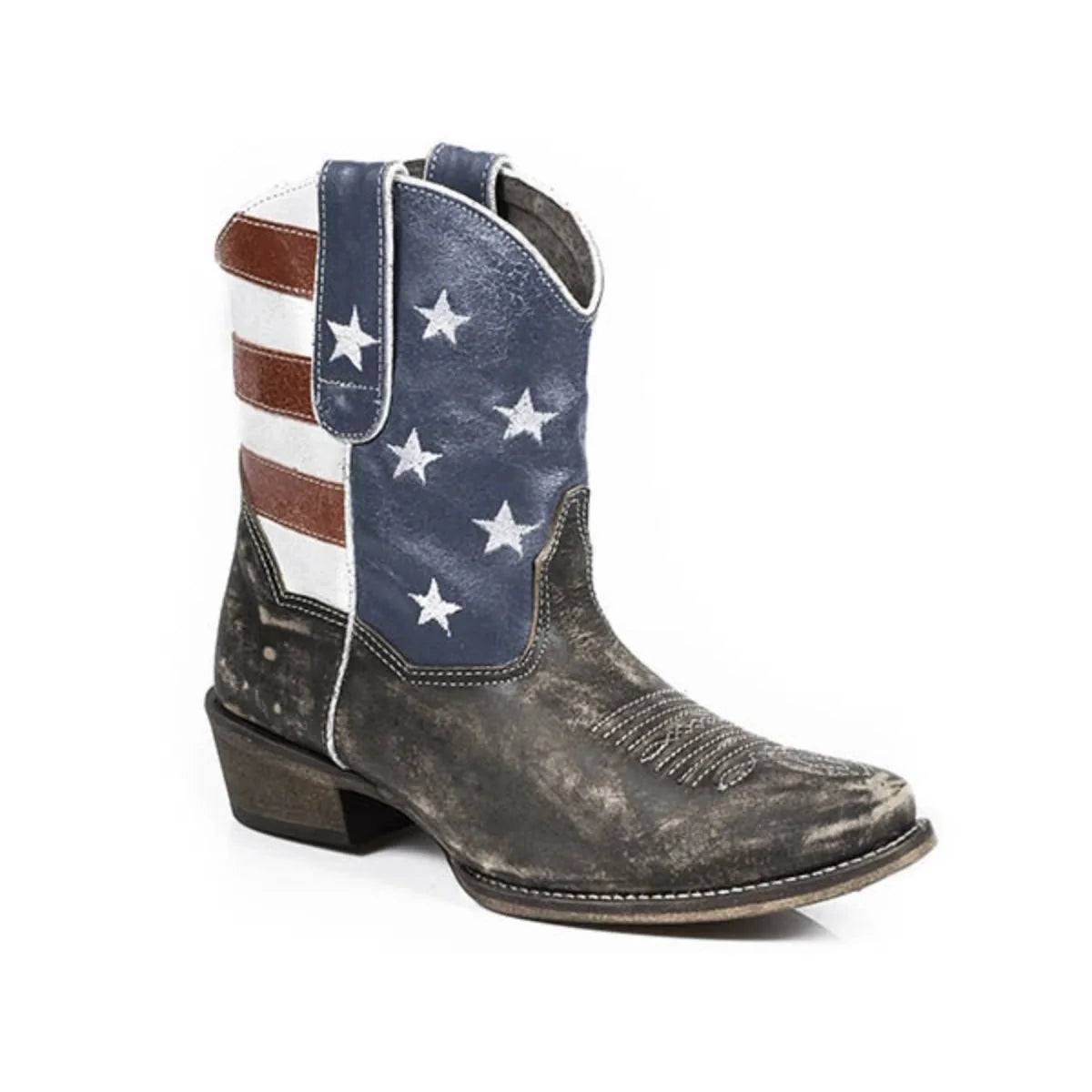 Roper American Beauty (Brown) | Women's Ankle Cowgirl Boot