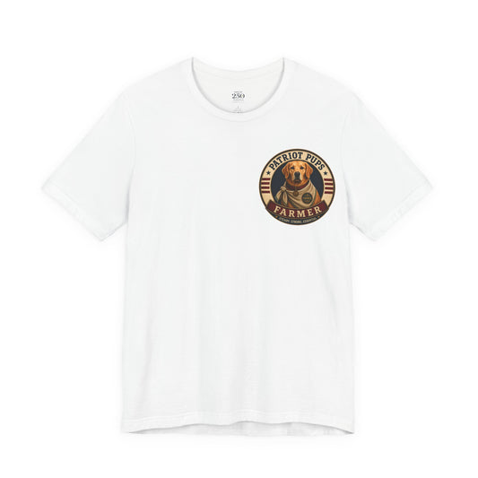 Scout the Farmer Graphic Tee | Patriot Pups™ | Steady. Strong. Essential.