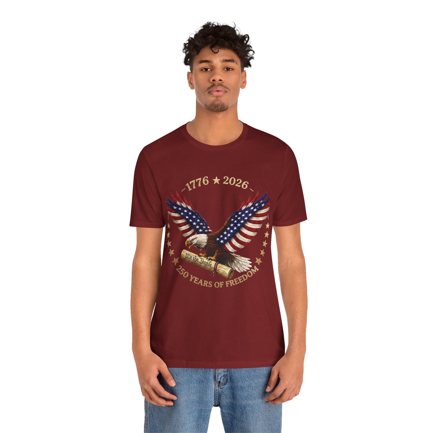 1776–2026 Eagle Patriotic Tee – 250 Years of Freedom