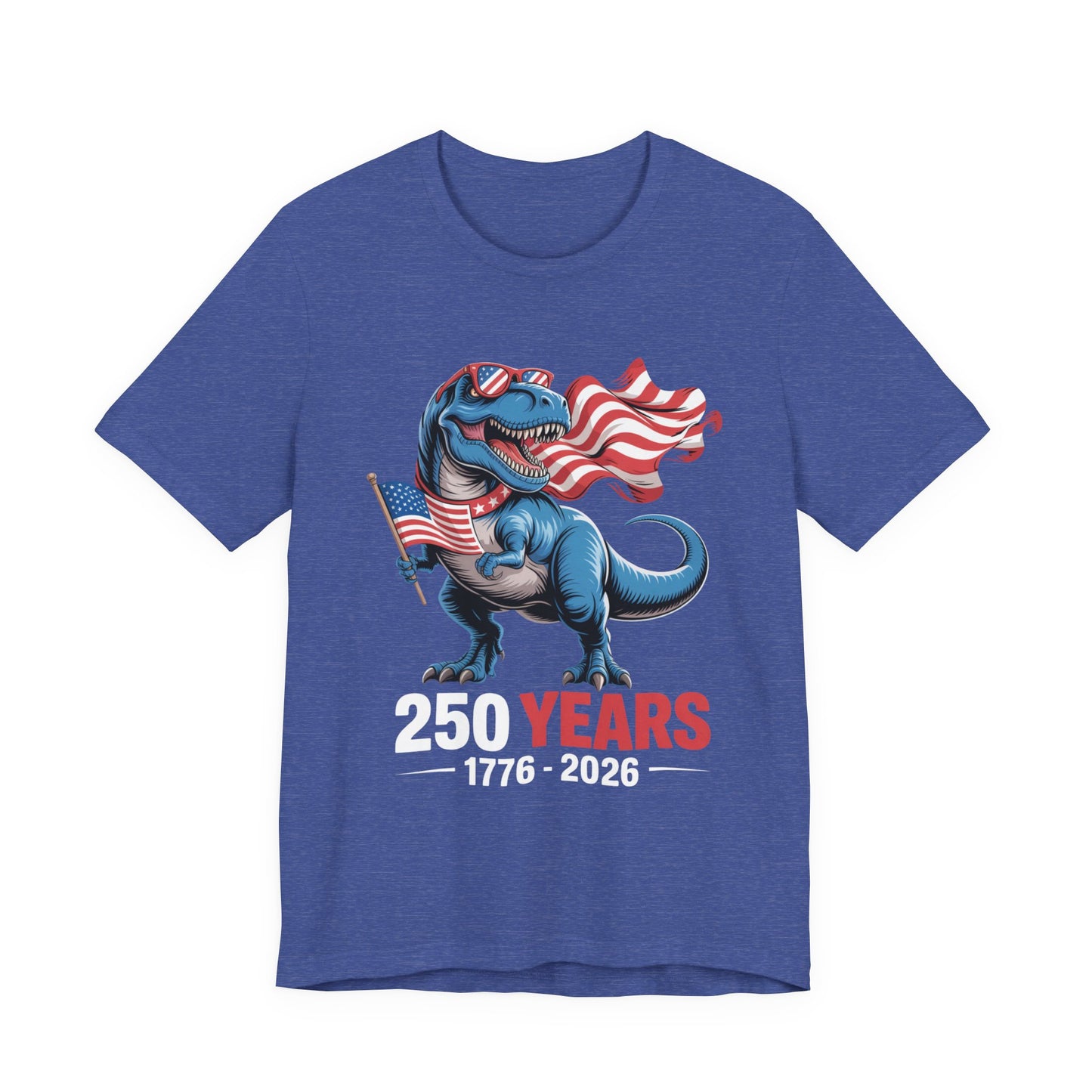 America 250 T-Rex Patriotic Tee 1776-2026