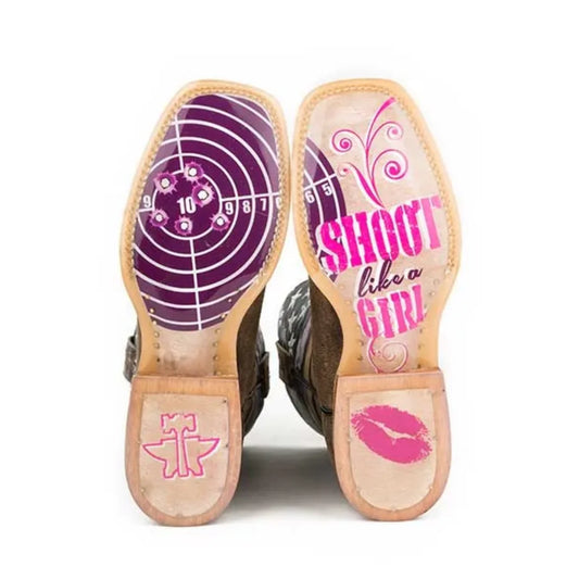 Tin Haul American Woman | Women's Leather Cowgirl Boot