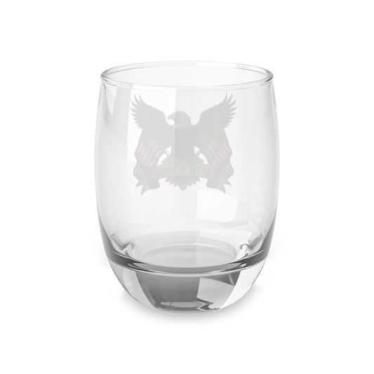 America 250 Eagle Flag Whiskey Glass — 1776–2026, 6 oz