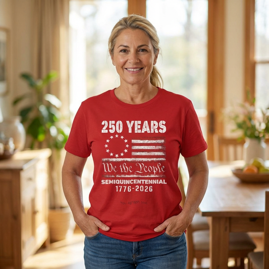America 250 We the People Unisex Short Sleeve Tee