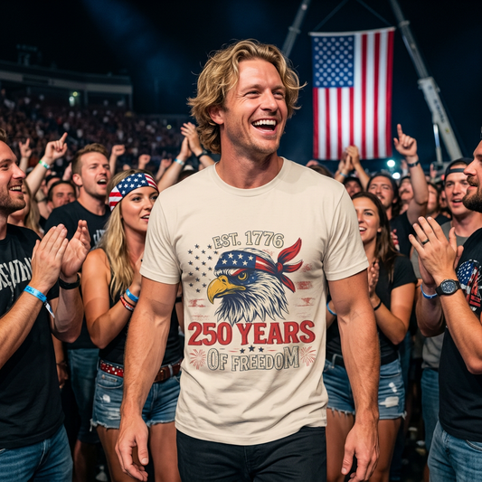 America 250 Freedom Eagle Tee — 250 Years of Freedom Shirt