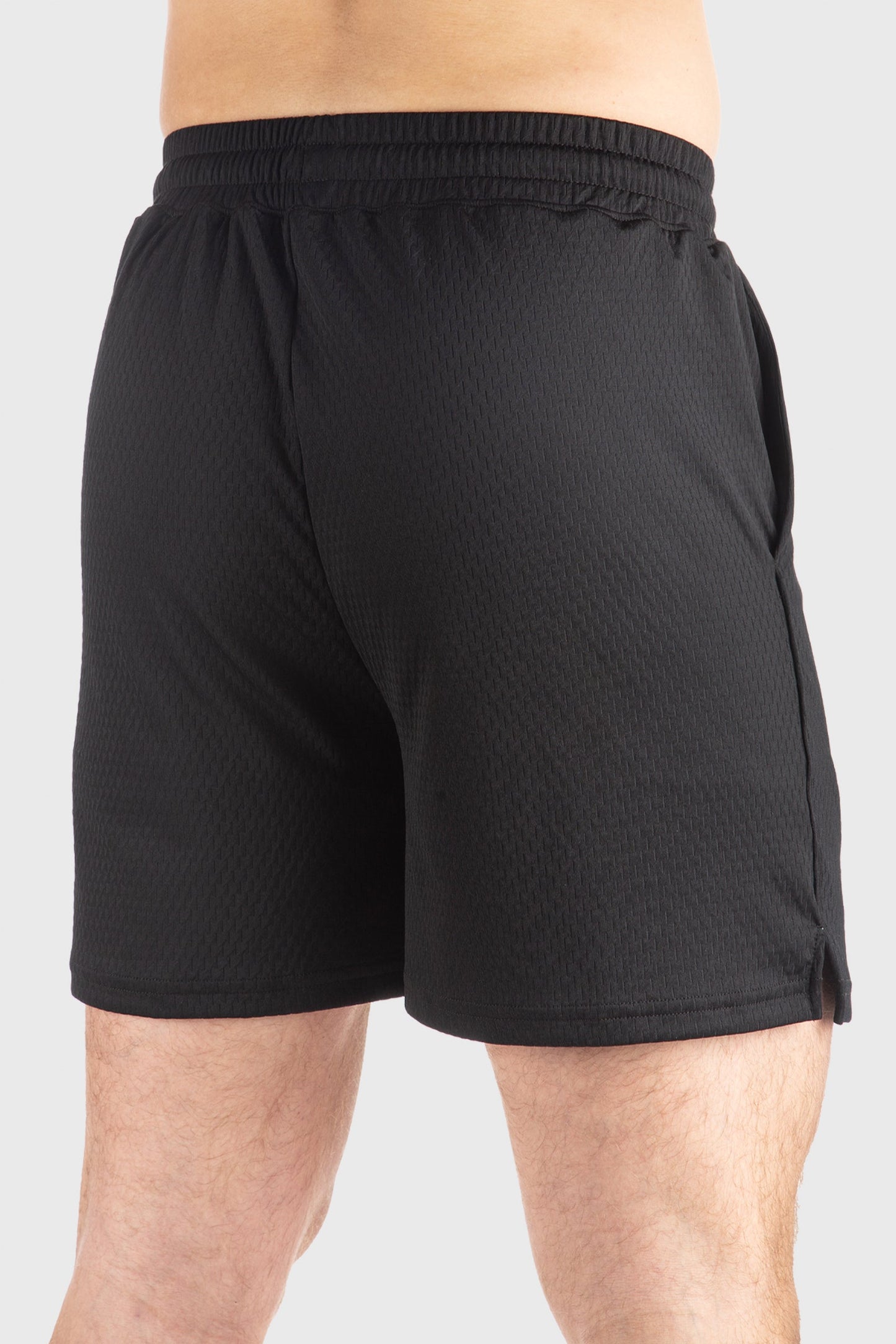 Illusion Mesh Workout Short by WSI Sportswear, alternate view 3