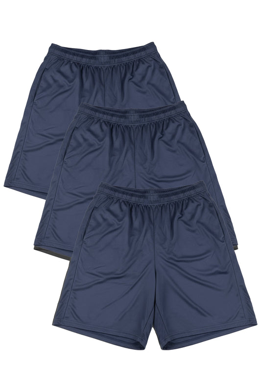 3-Pack Microtech™ 8" Inseam Gym Short by WSI Sportswear, alternate view 2