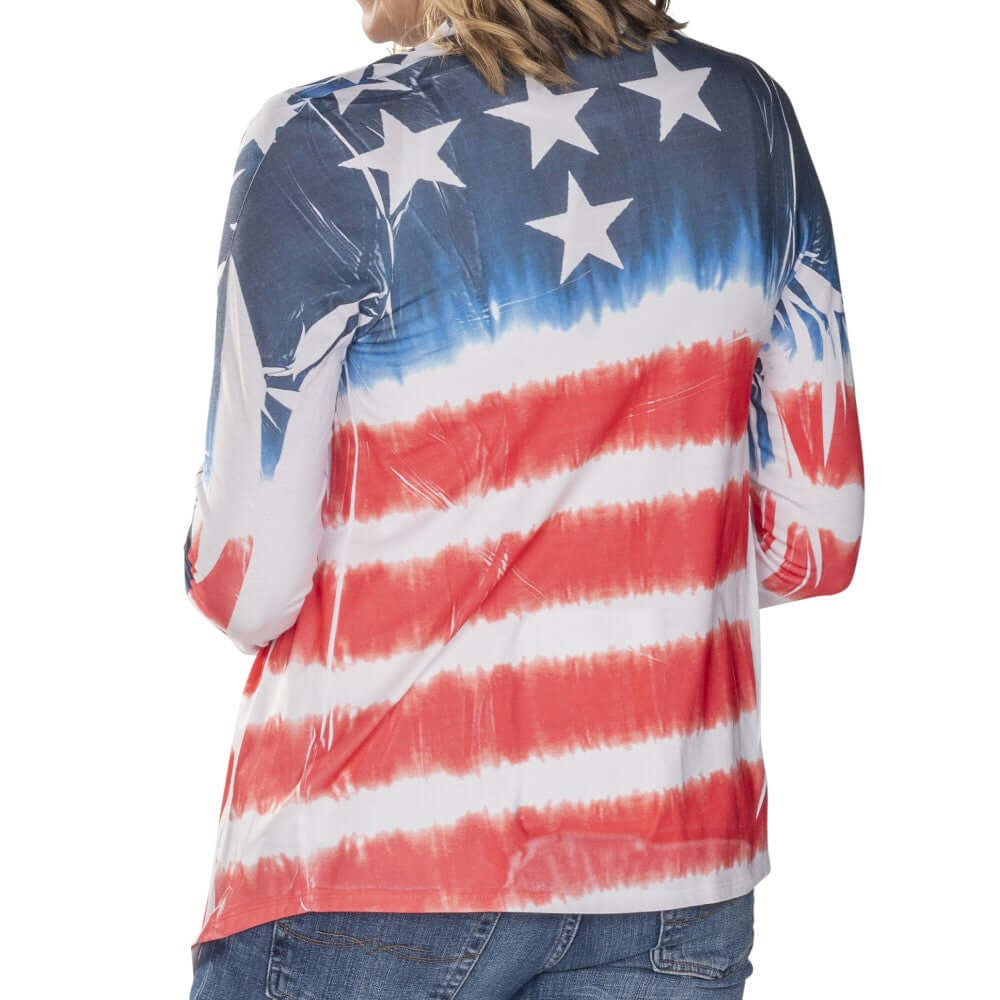 Made in USA Stars & Stripes Cardigan - Women's | Flag Shirt