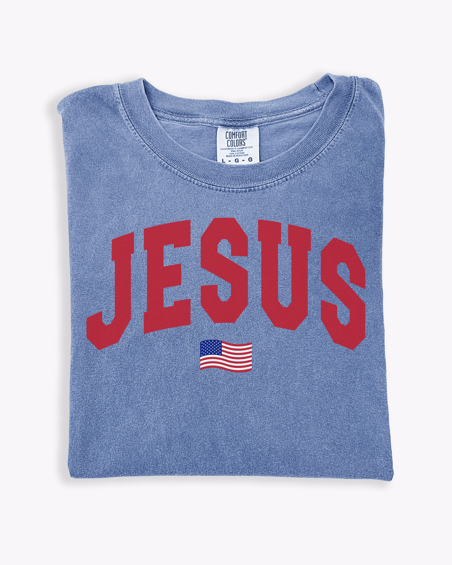 Jesus Flag Adult Unisex Tee ๐บ๐ธ