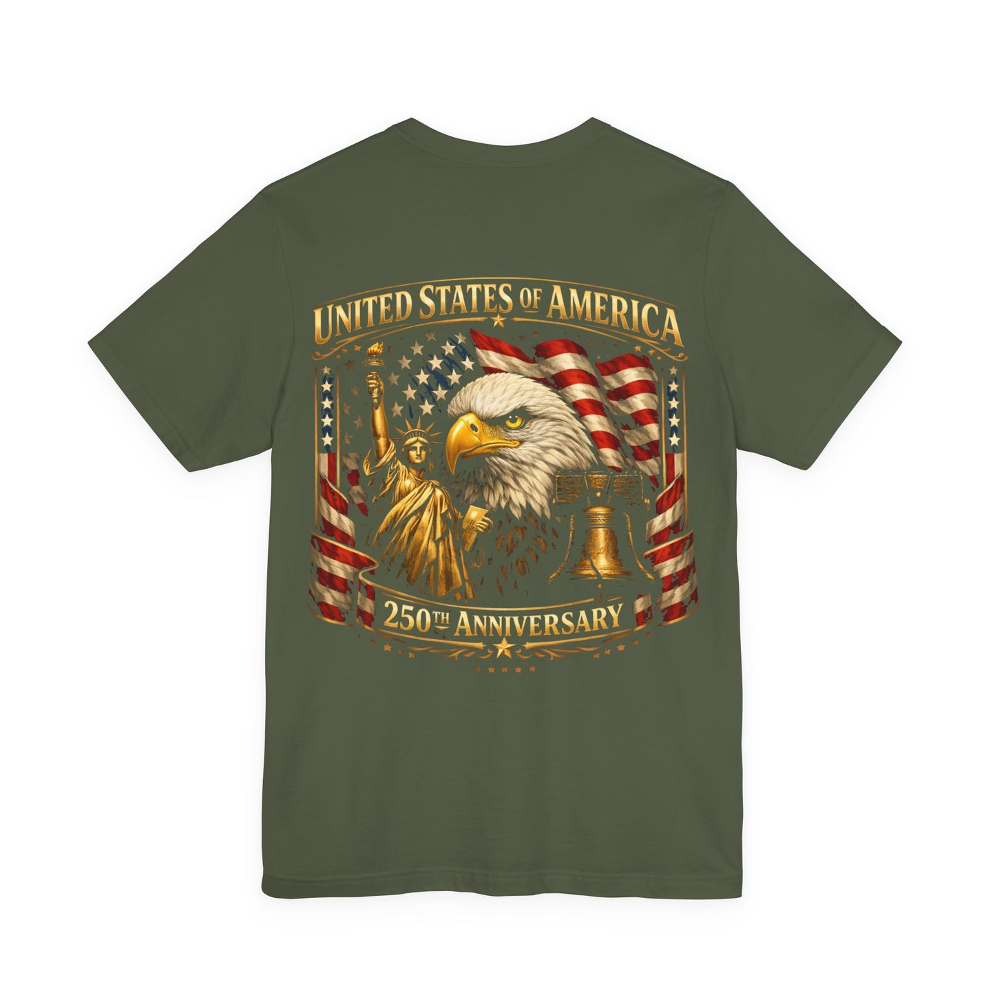 America 250 We the People Eagle Tee 1776-2026 — Front & Back Design