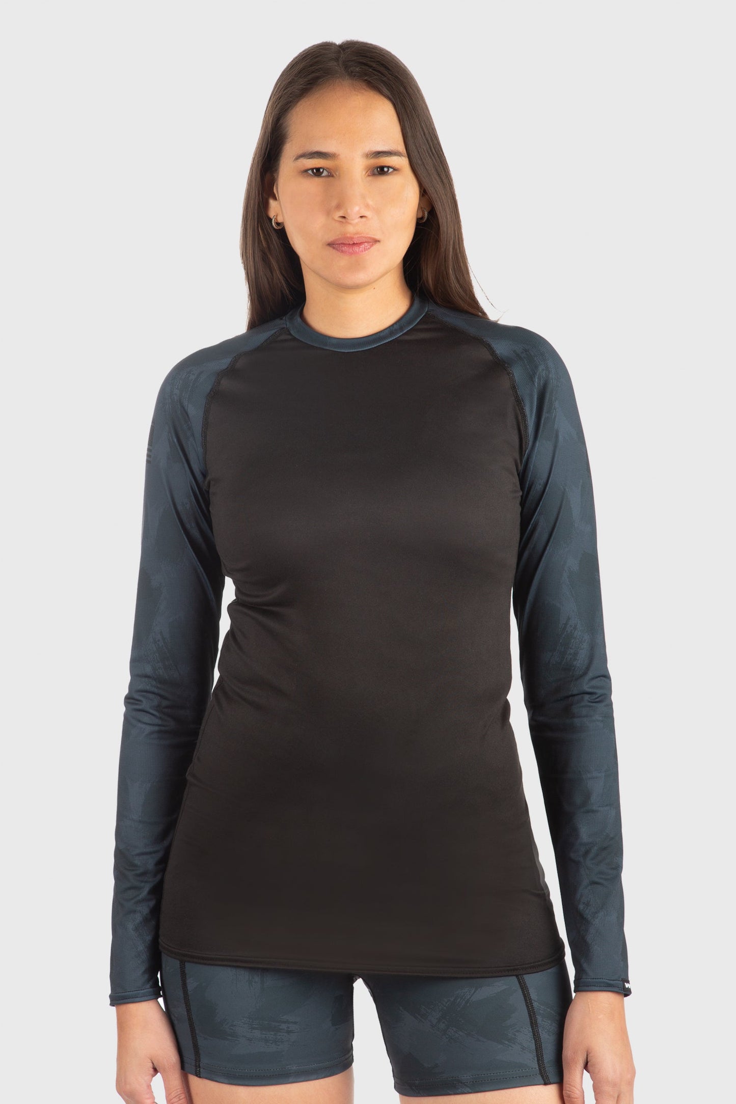 SoftTECH™ Blackout Camo Mesh Long Sleeve by WSI Sportswear