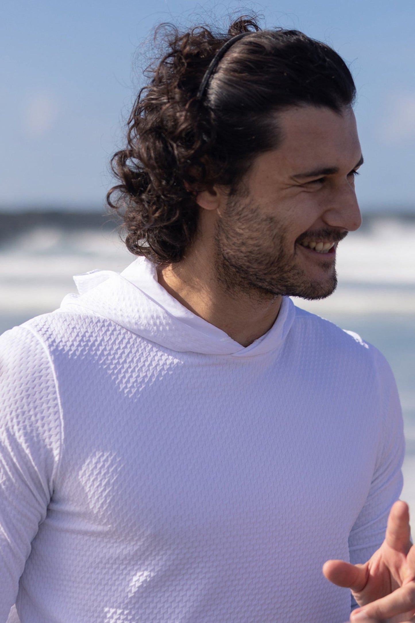 Illusion Mesh Sun Hoodie by WSI Sportswear, alternate view 5