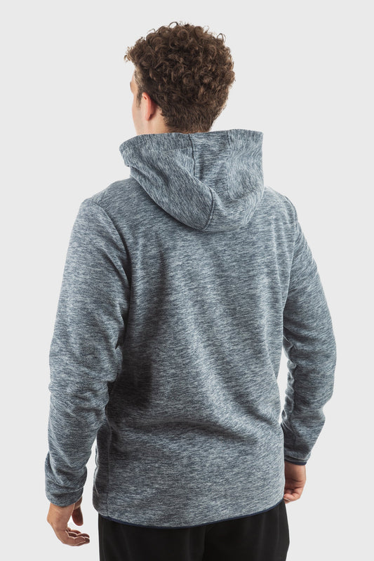 Polar Fleece Pocketed Hoodie by WSI Sportswear, alternate view 2