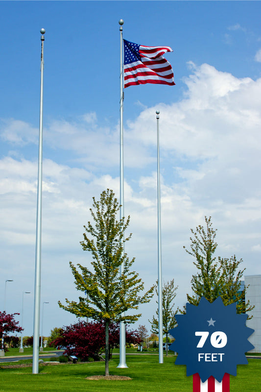 70ft Heavy Duty Flagpole - EC70