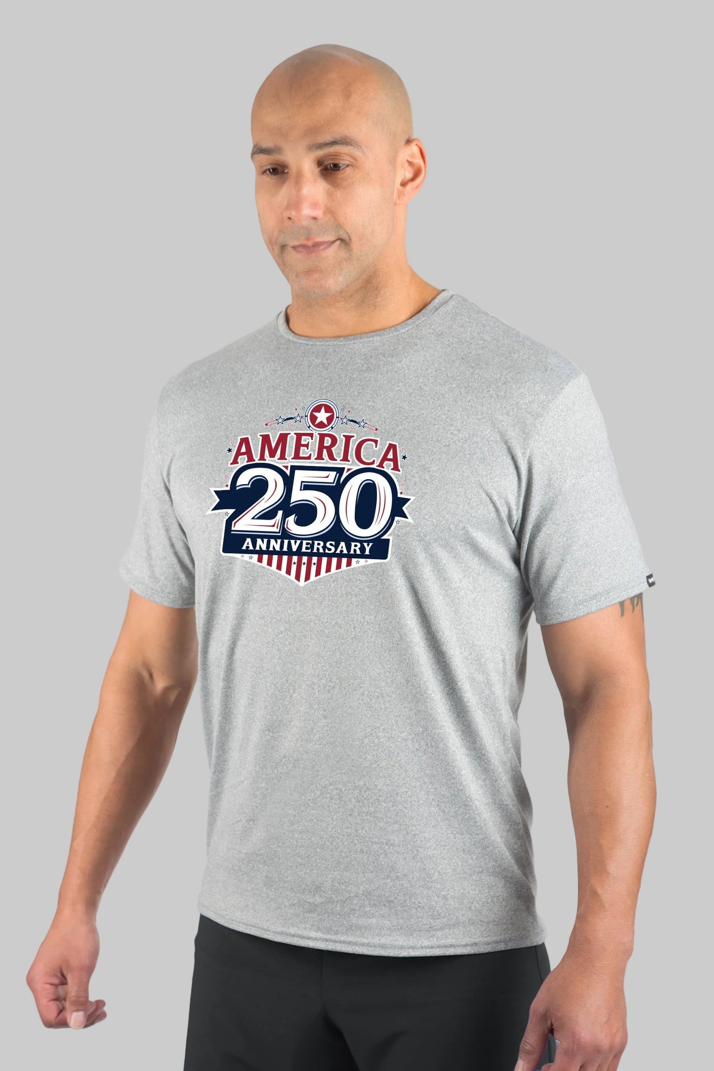 Men's 250th SoftTECH™ Tee - Heather Grey