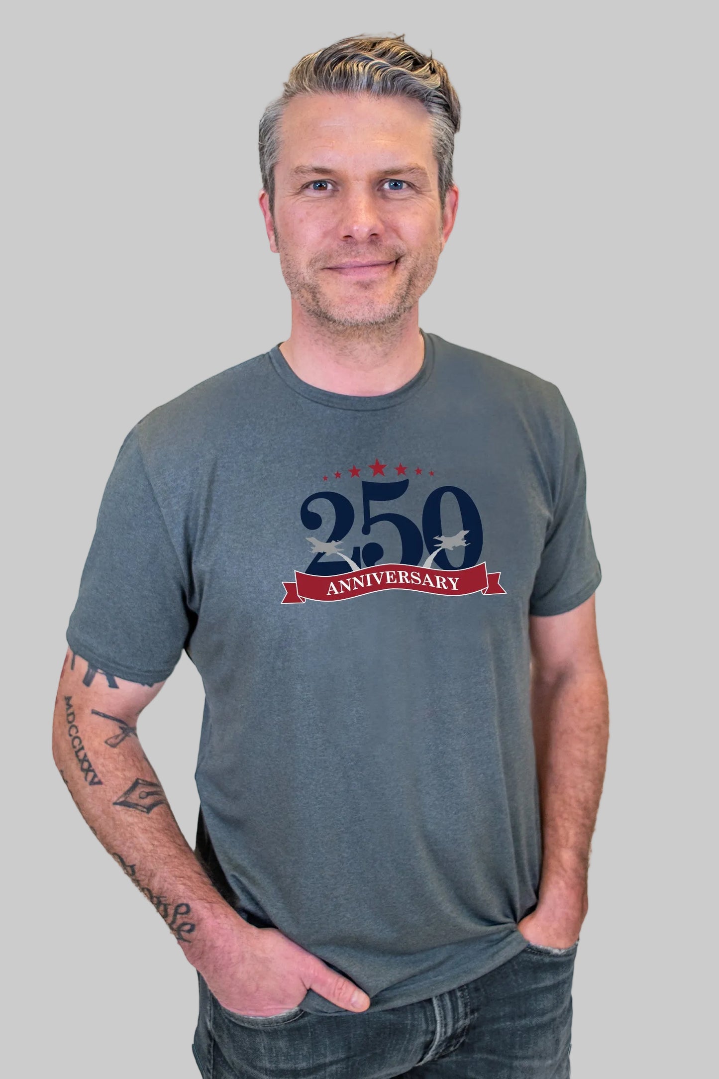 Men's 250th SoftTECH™ Tee - Graphite