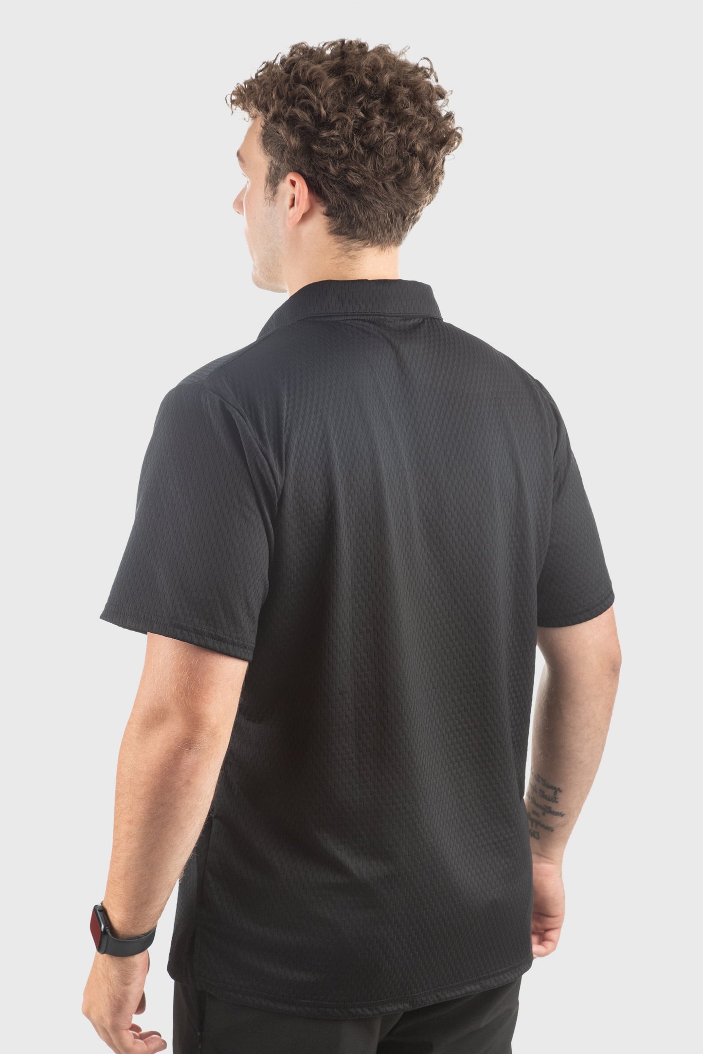 Illusion Mesh Polo by WSI Sportswear, alternate view 3