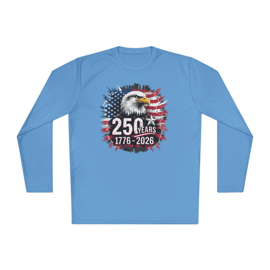America 250 Eagle Long Sleeve Performance Shirt 1776-2026