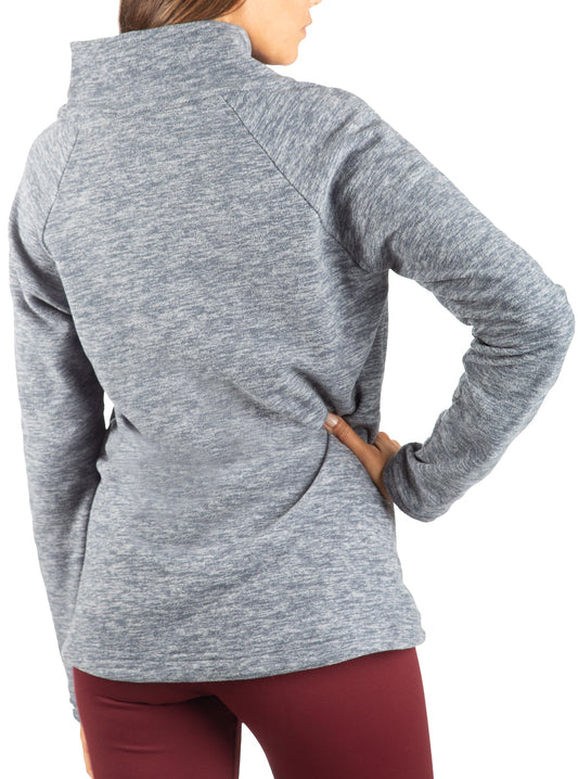 Polar Fleece Asymmetrical Pullover by WSI Sportswear, alternate view 2