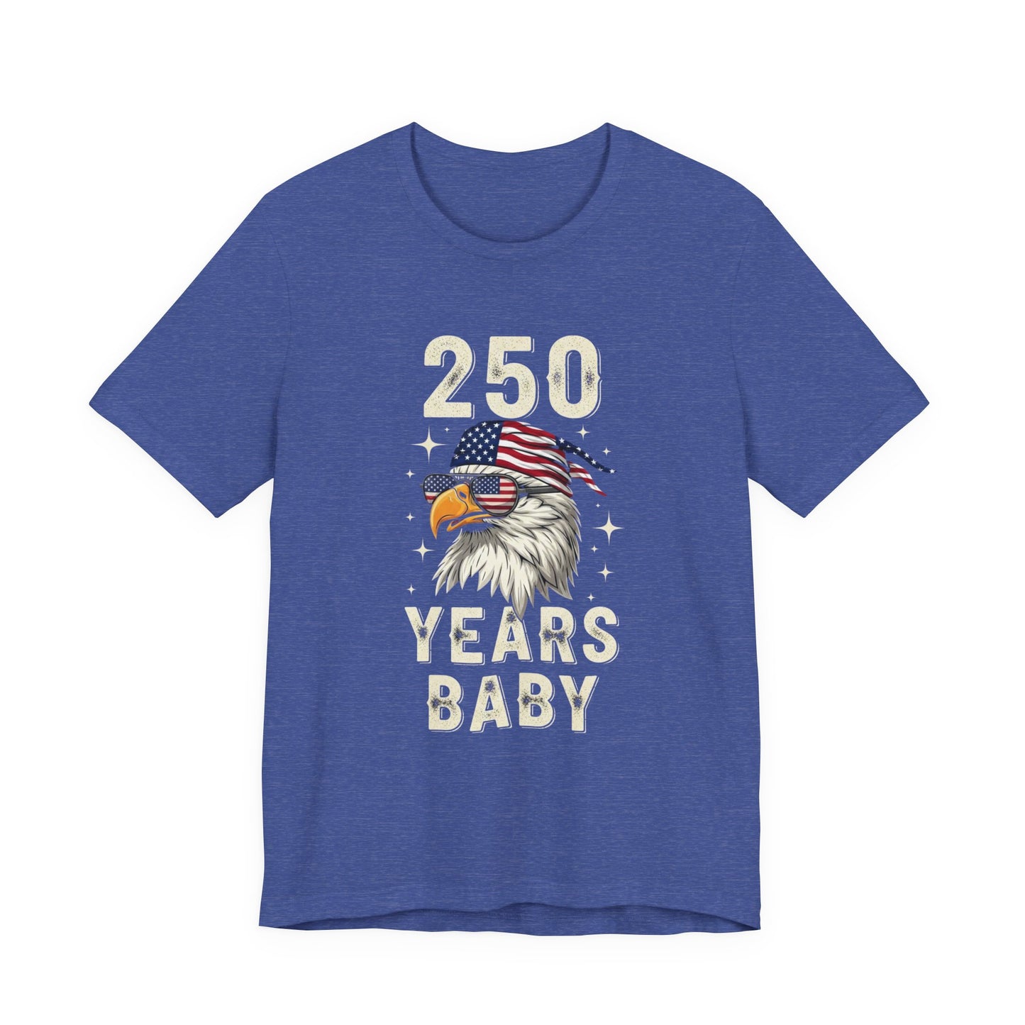 250 Years Baby Eagle American Flag T-Shirt | Patriotic USA Tee