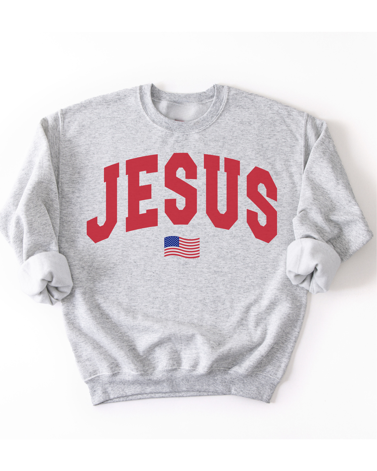 Jesus Flag Adult Unisex Pullover ๐บ๐ธ