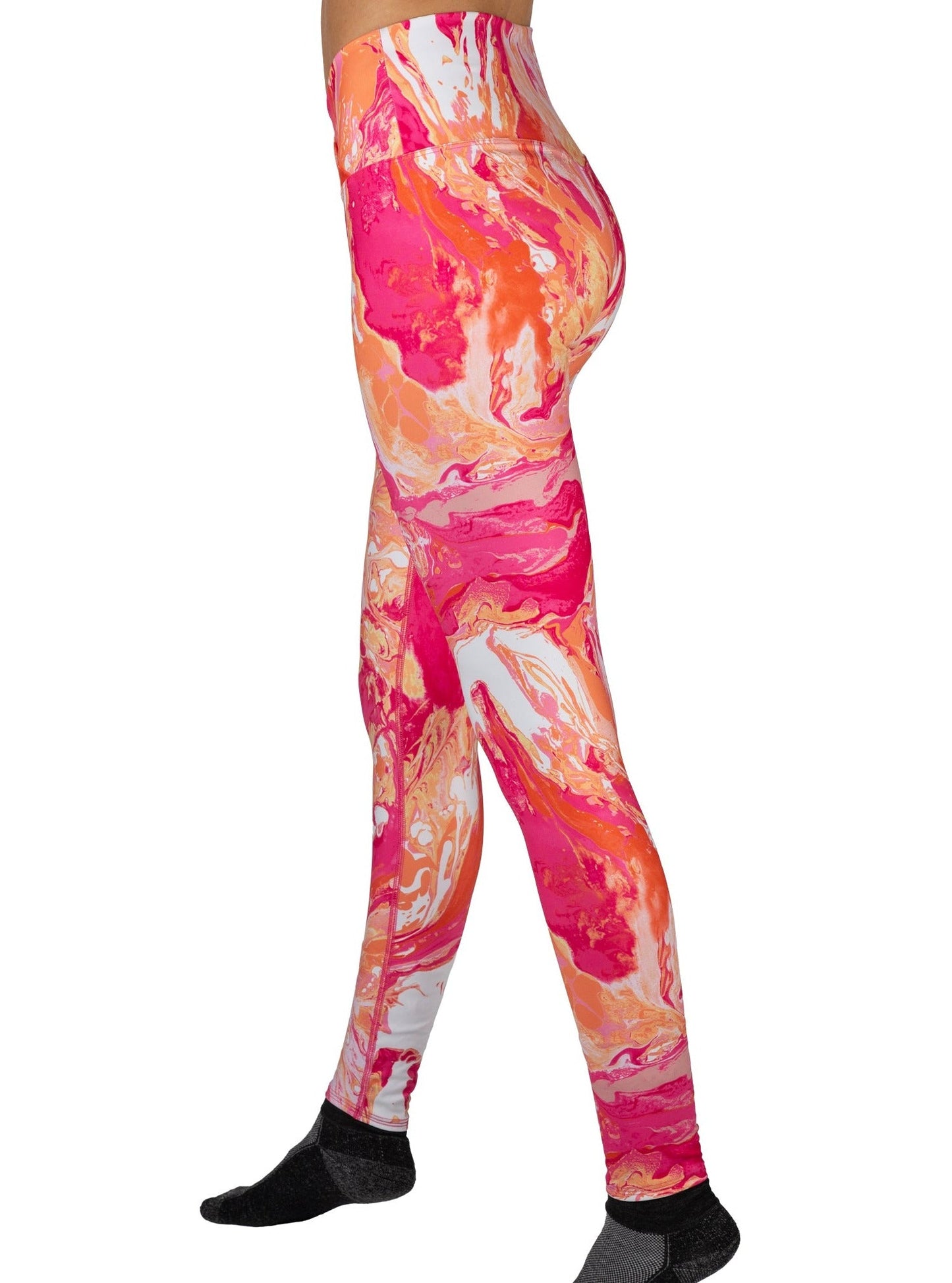 ECO-TechFlex Pink Legging by WSI Sportswear, alternate view 3
