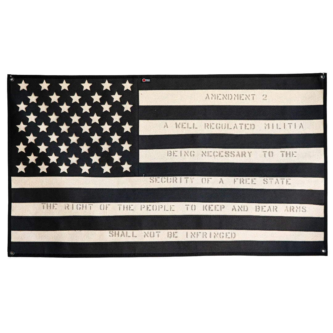 Fire Hose Combat Boot Leather American Flag | Made in USA