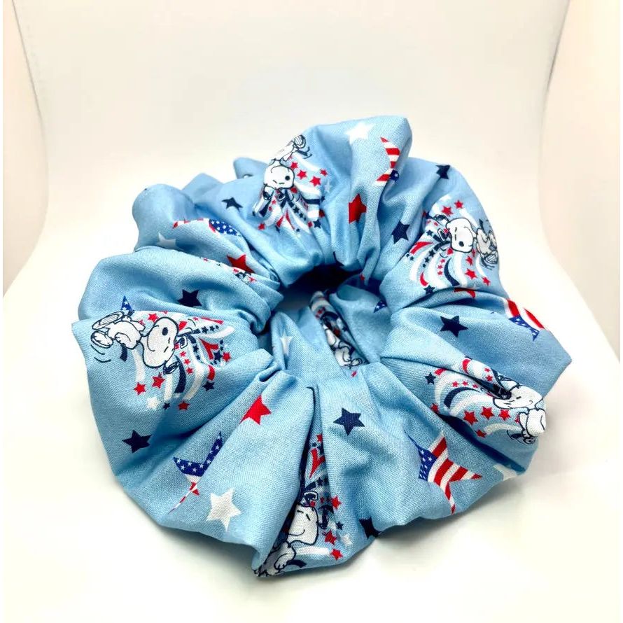 Snoopy Patriotic Oversized Scrunchie