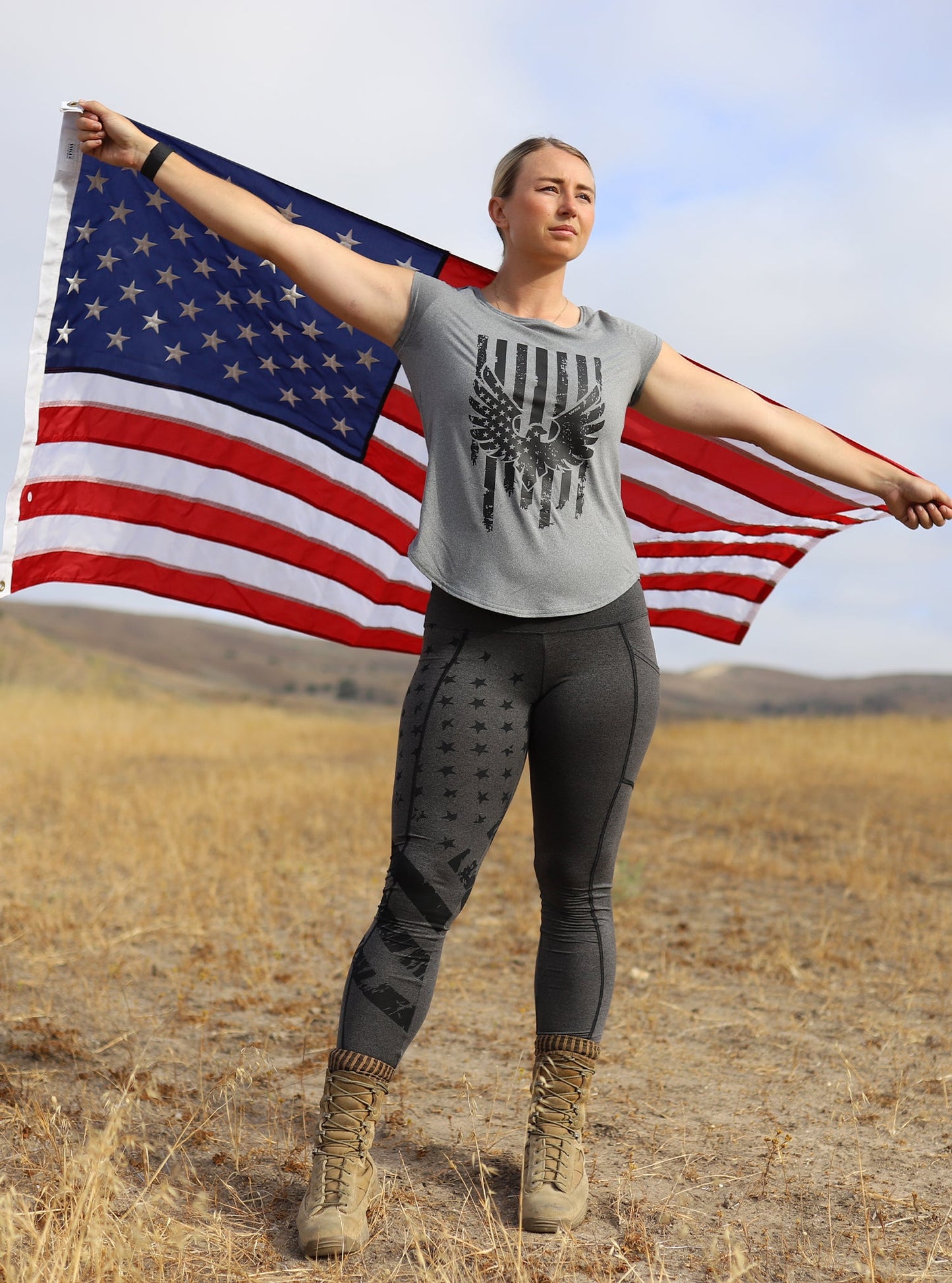 Women's Eagle Flag SoftTECH™ Tee