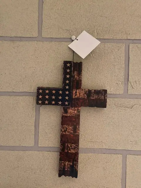 DISTRESSED AMERICAN CROSS