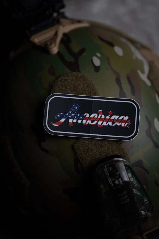 America Sticker – 4" Weatherproof Vinyl Decal | USA