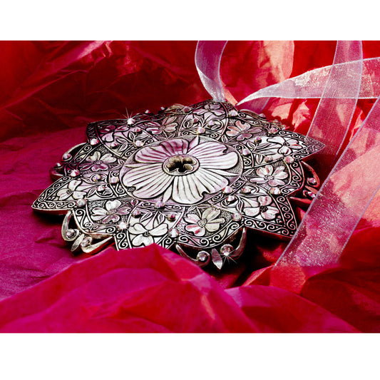Snow Crystal Dogwood Ornament (Aluminum) – alternate view 2