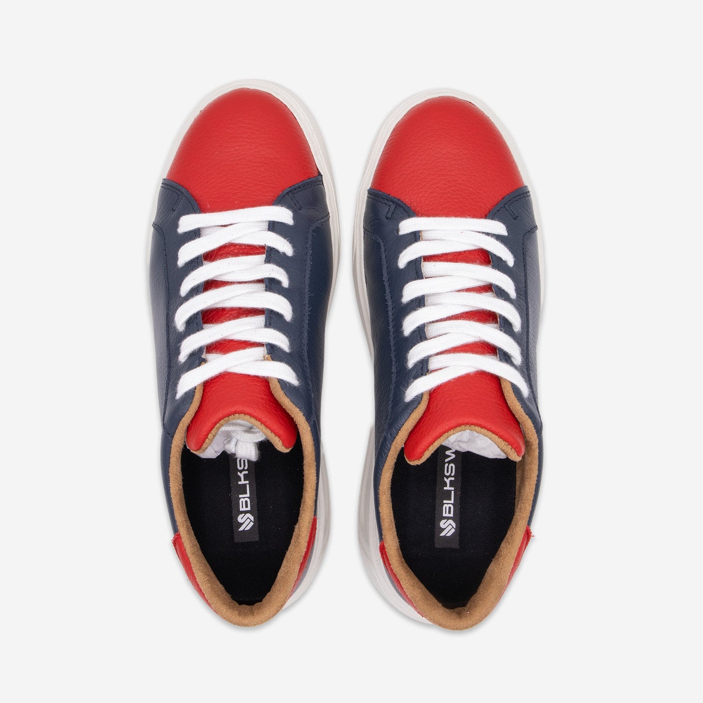 BLKSWN Heritage Gameday Sneakers – Navy Red – Made in USA