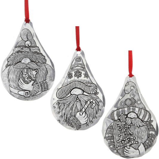 Holiday Gnome 3-Piece Ornament Set – alternate view 2