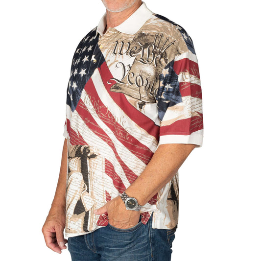 Abraham Lincoln Polo Shirt - Men's Cotton | The Flag Shirt