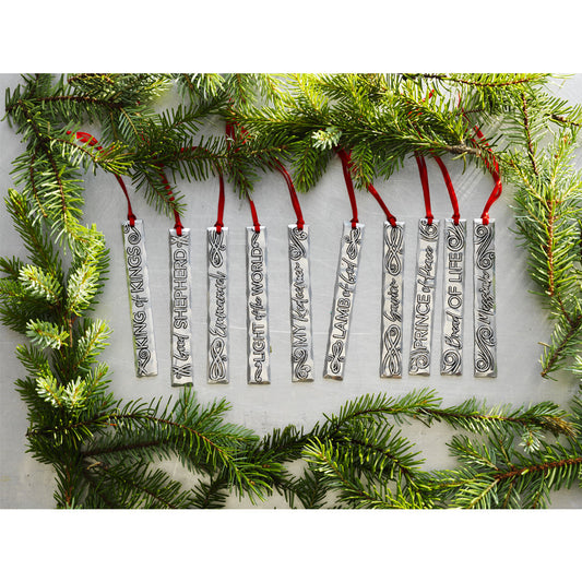 Names of Jesus Icicle Ornament Set (10 Pieces) – alternate view 2