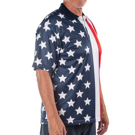 American Flag Polo Shirt