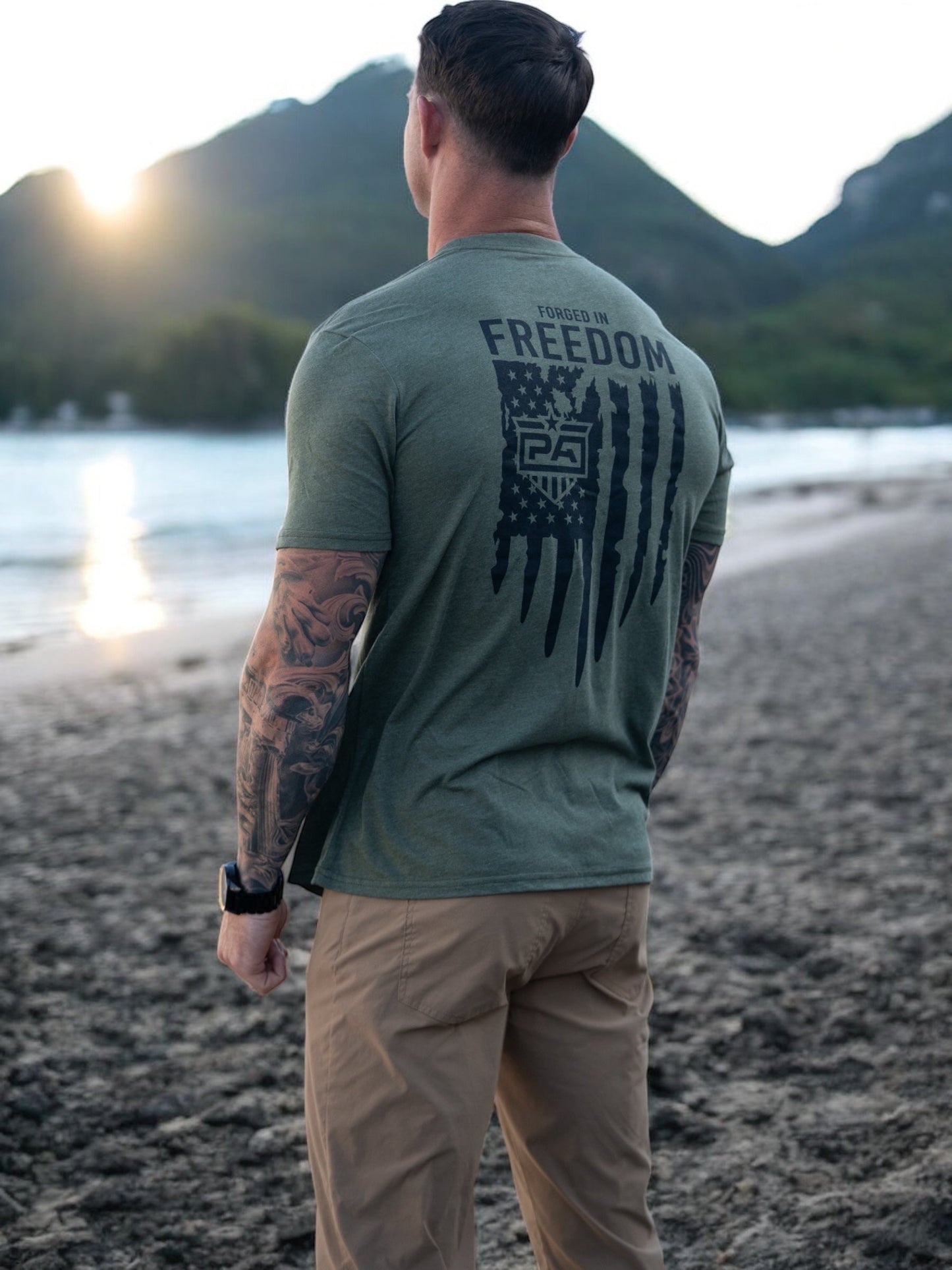 Forged in Freedom Tee – Made in USA | Shop250America