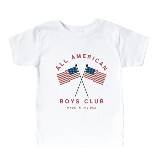 All American Boys Club T-Shirt - Patriotic Youth Apparel