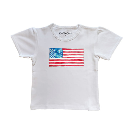American Flag Toddler Tee