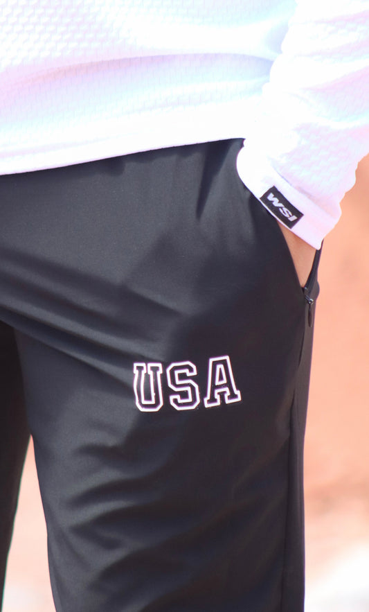 USA Woven Training Pant by WSI Sportswear, alternate view 2