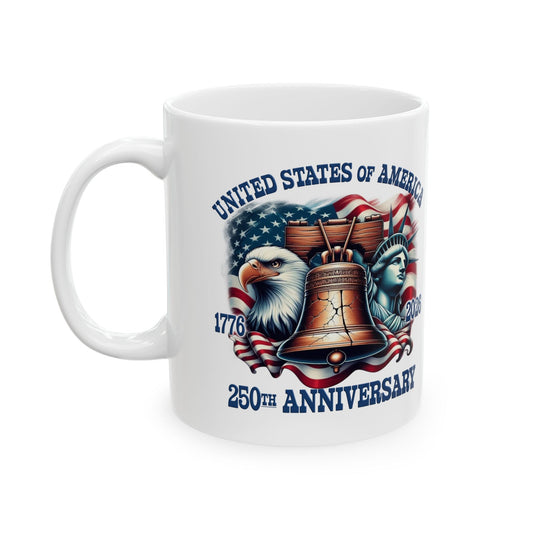 America 250th Anniversary Custom Mug – 1776–2026 Edition