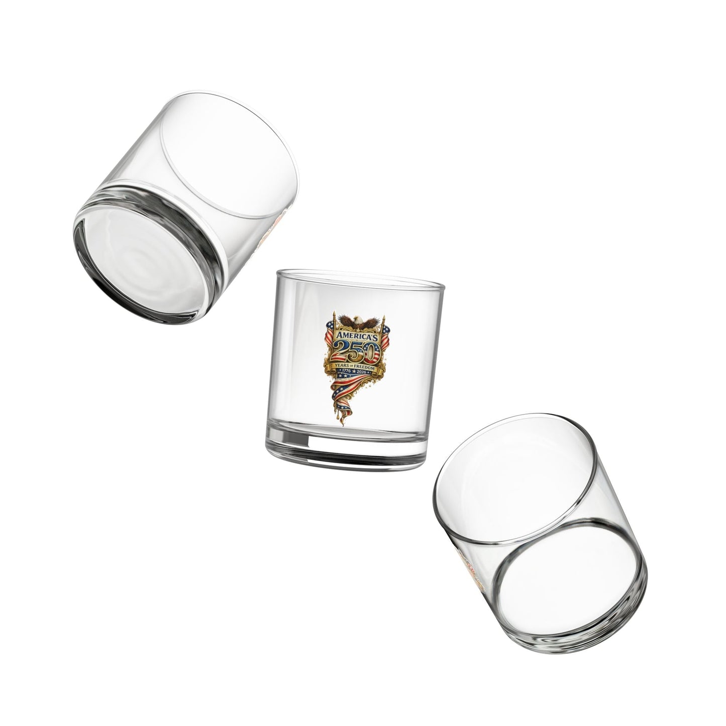 America’s 250 Years of Freedom Eagle Legacy Glass — Patriotic 1776–2026 Commemorative Edition