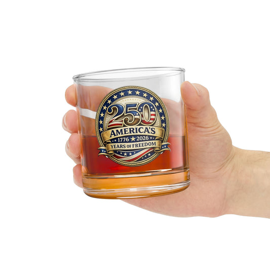 America's 250 Years of Freedom Glass