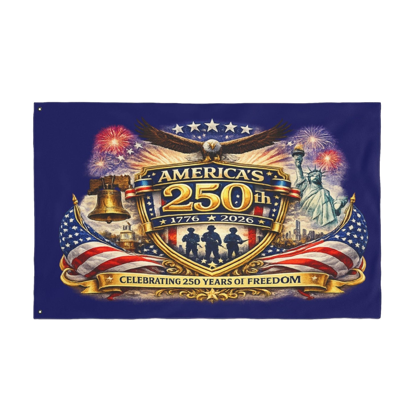 America's 250th Anniversary Double-Sided Flag — Celebrating 1776–2026