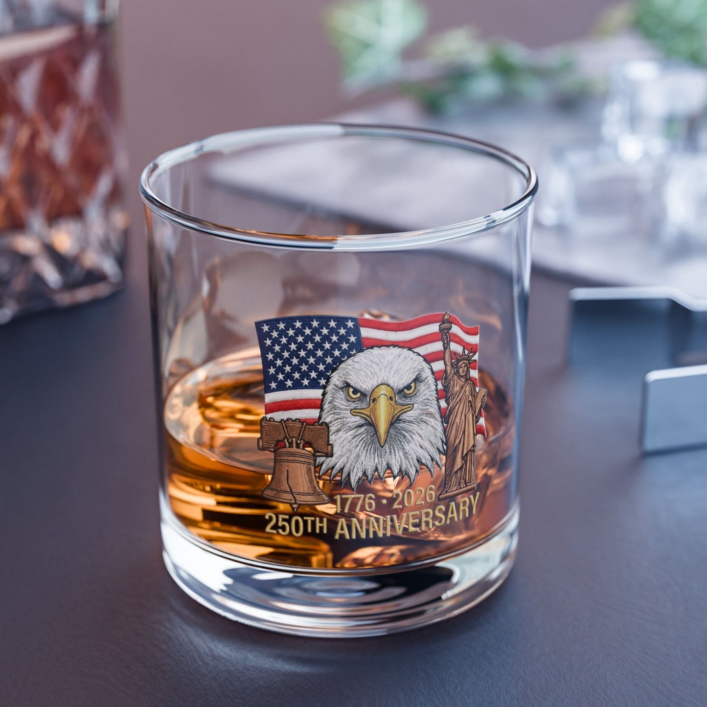 America’s 250th Anniversary Heritage Rocks Glass – 1776–2026 Edition