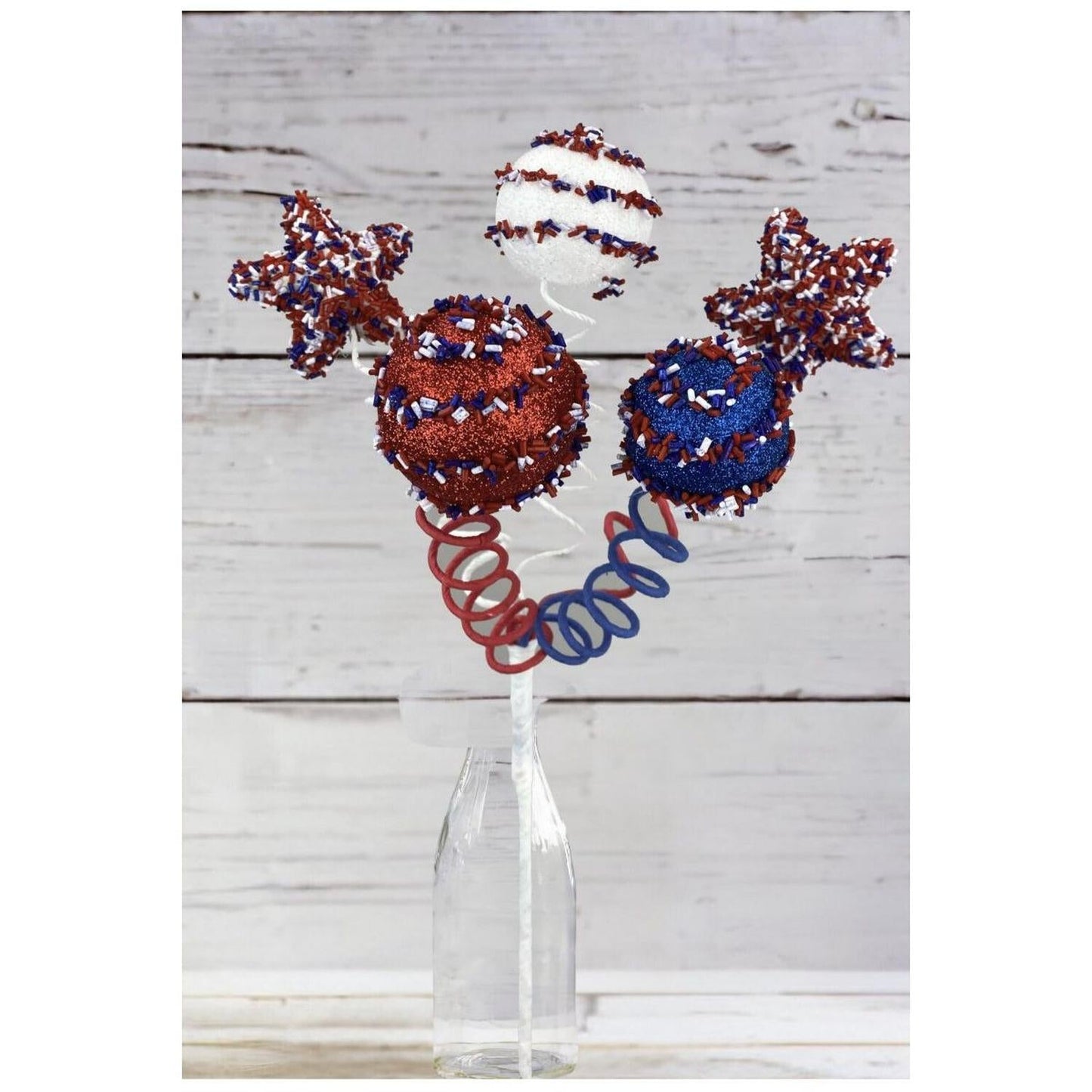 16" Patriotic Cake Pop Spray