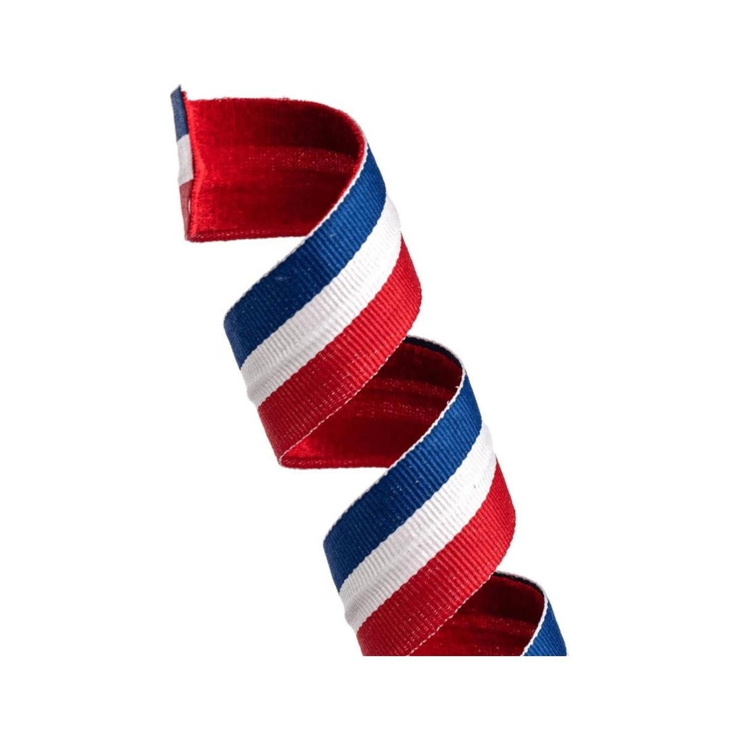 28" Stars and Stripes Curly Spray: Patriotic