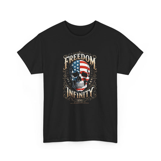 Freedom Infinity America 250 Years Skull T-Shirt